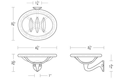 Wallmount Soap Dish
